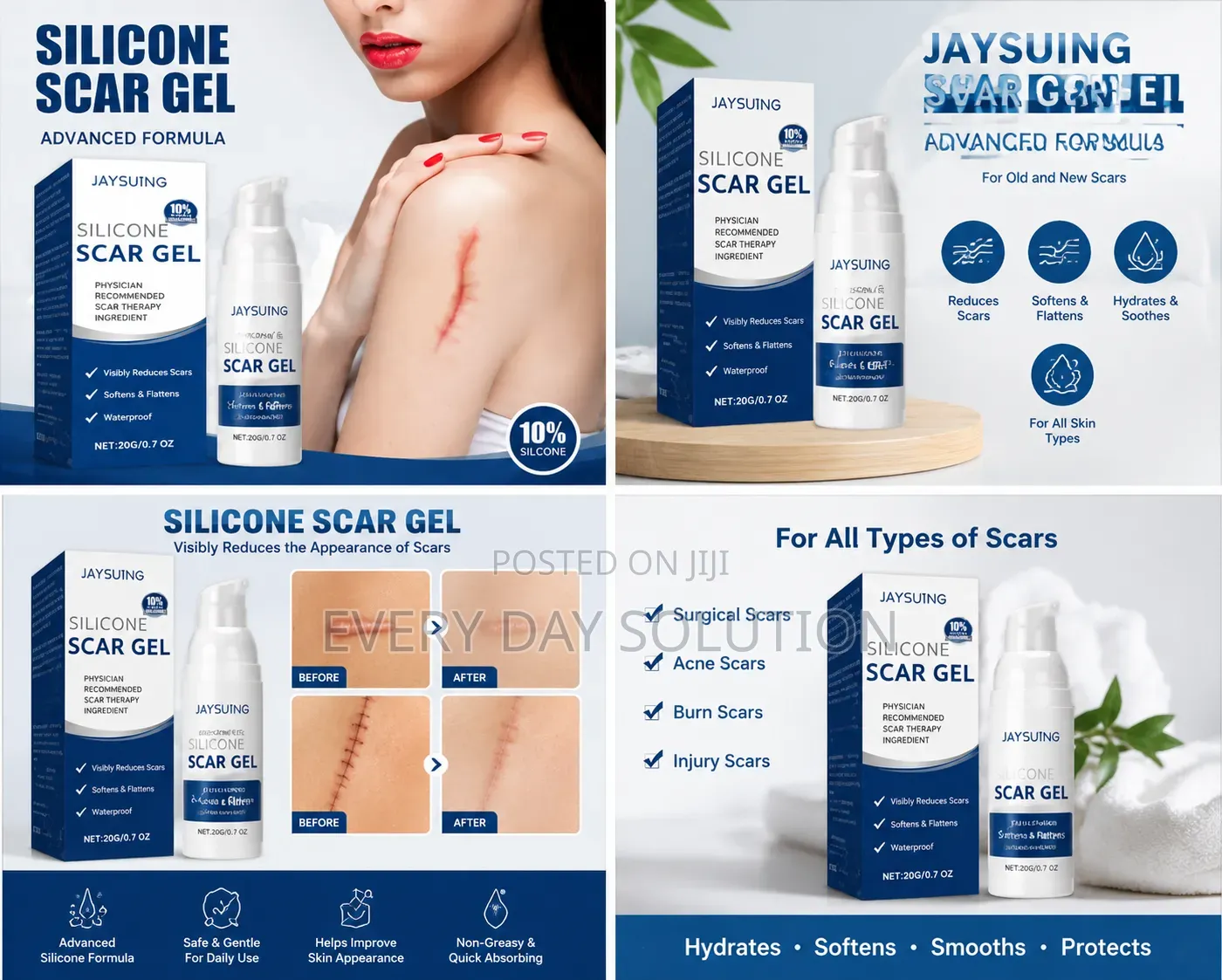 Silicone Scar Gel 30g – ለቆዳ ጠባሳ መቀነሻ