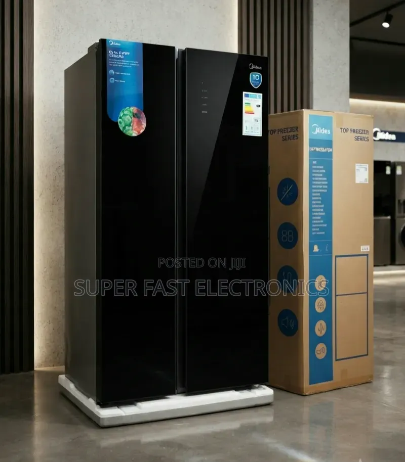 Midea Refrigerator.Side-by-Side Inverter Compressor Technology