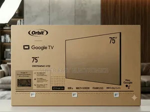 Orbit 75 Inch TV UHD Google Smart TV (OR75M1A1-V12) – Frameless