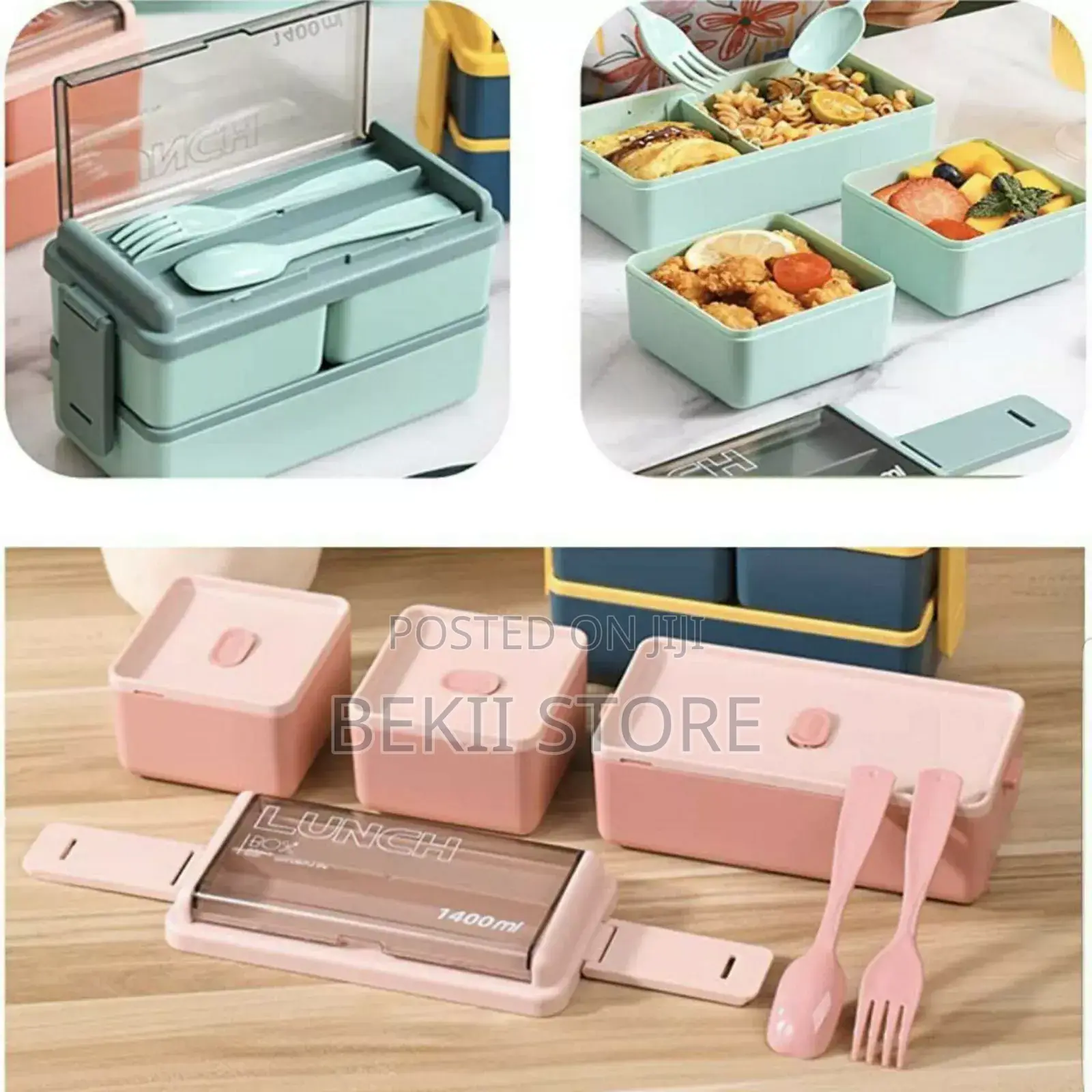 1400ml Lunch Box የምሳ መያዣ