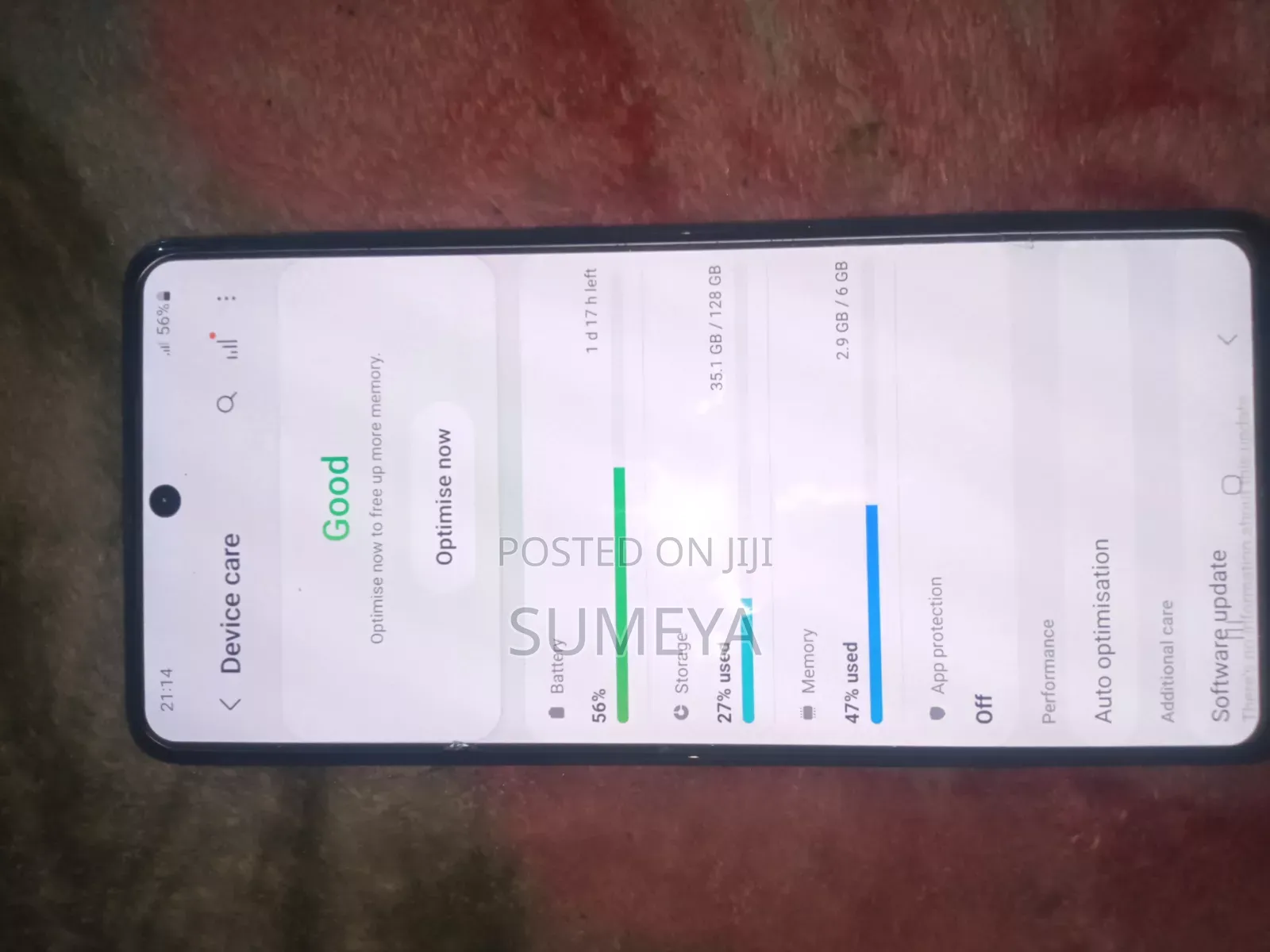 New Samsung Galaxy A71 128 GB Blue