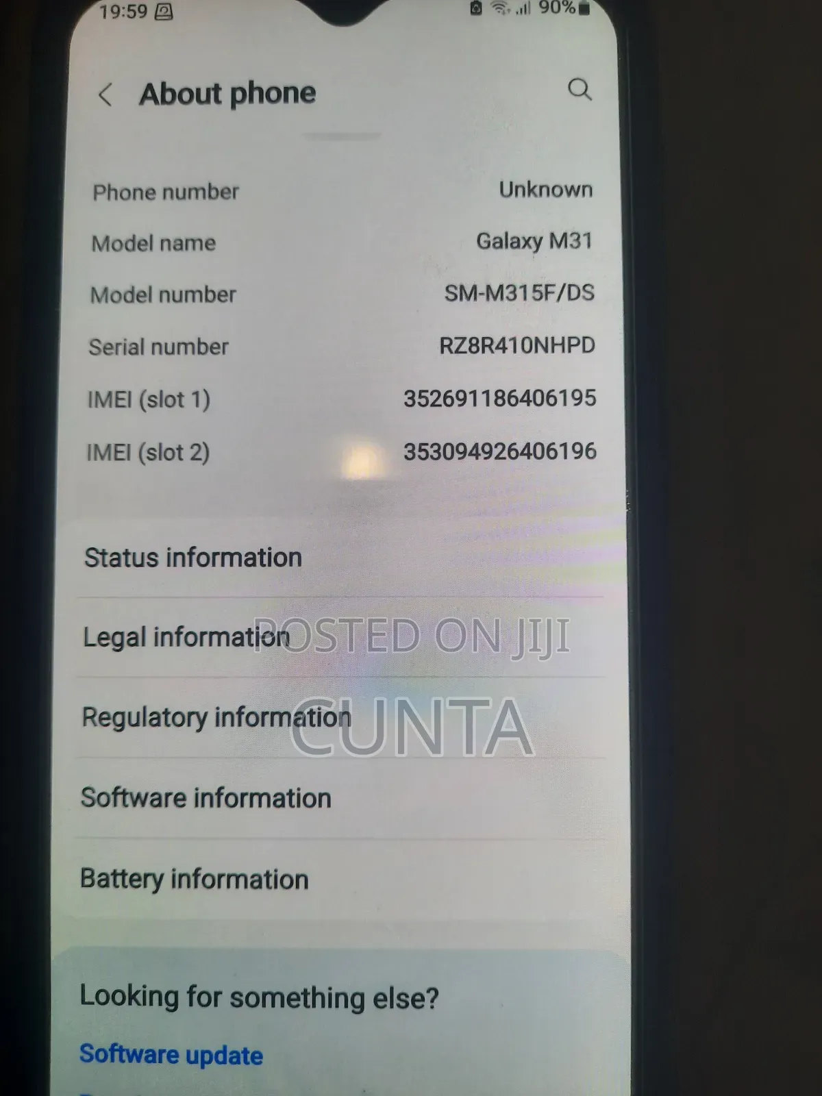 Samsung Galaxy M31 128 GB Black