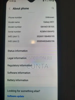 Samsung Galaxy M31 128 GB Black