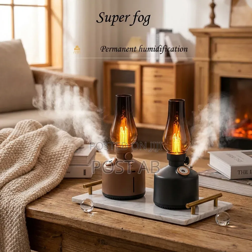 Humidifier With Vintage Lamp