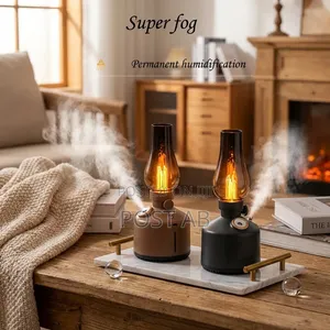 Humidifier With Vintage Lamp