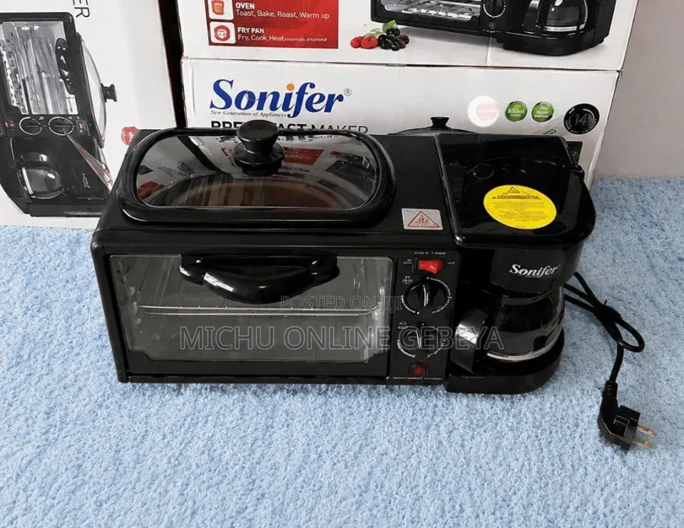 Sonifer Multifunctional 3 In1 Breakfast Maker/ Free Delivery