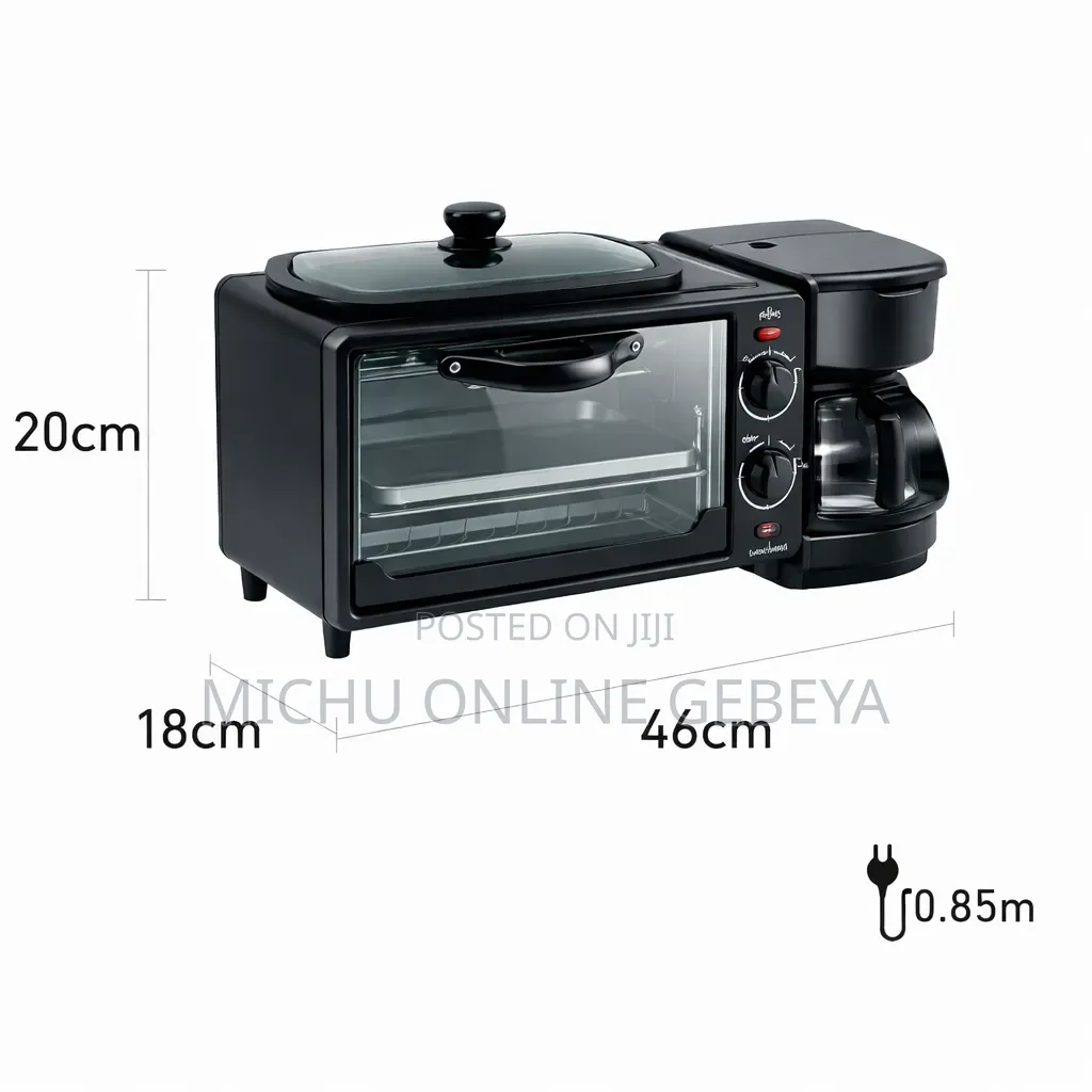 Sonifer Multifunctional 3 In1 Oven+grill+coffee Maker/ Free Delivery