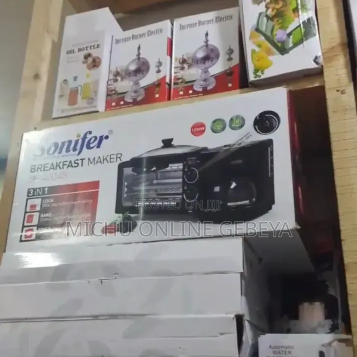 Sonifer Multifunctional 3 In1 Oven+grill+coffee Maker/ Free Delivery