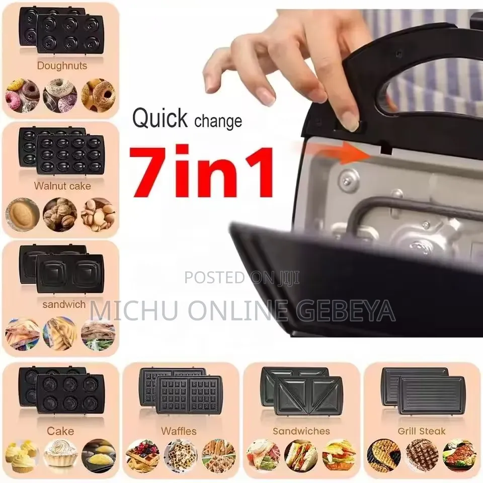 Sonifer 7 in 1 Multi Snacks Maker/ Free Delivery
