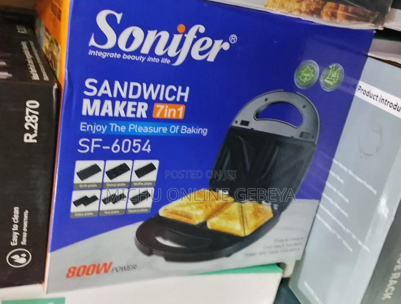Sonifer 7 in 1 Multi Snacks Maker/ Free Delivery