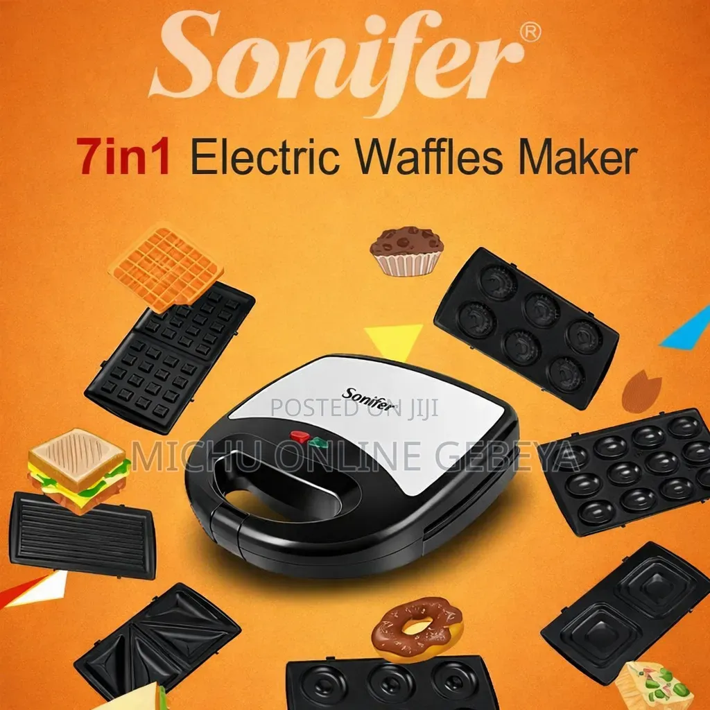 ገበያ ላይ ጠፍቶ የነበረው Sonifer 7 in 1 Multi Snacks Maker መጥቷል/ Free Delivery
