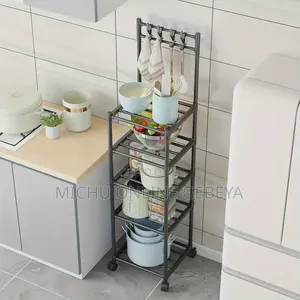 ተመልሶ ገብቷል 5 Layer Hook Storage Rack/ Free Delivery