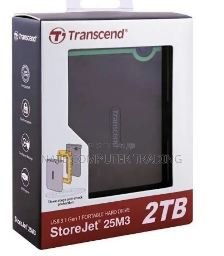 Transcend External Hard Drive With VAT
