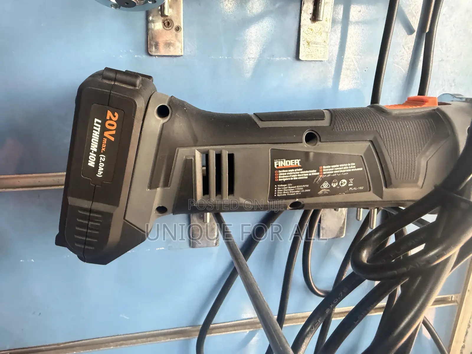 Finder Cordless Angle Grinder 20v