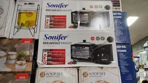 Sonifer Multifunctional 3 In1 Breakfast Maker Oven+grill+coffee Maker