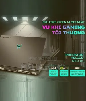 New Laptop Acer Predator Helios Neo 16 16GB Intel Core i9 SSD 1T