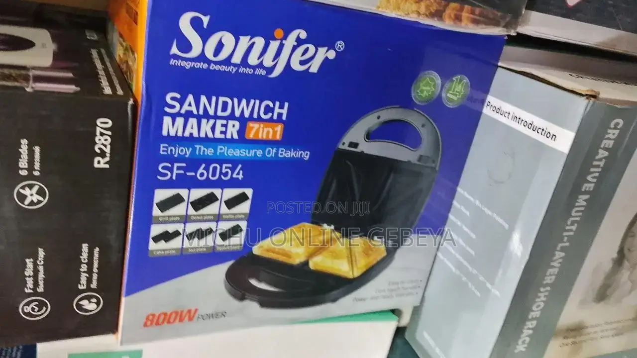 ገበያ ላይ ጠፍቶ የነበረው Sonifer 7 in 1 Multi Snacks Maker መጥቷል/ Free Delivery