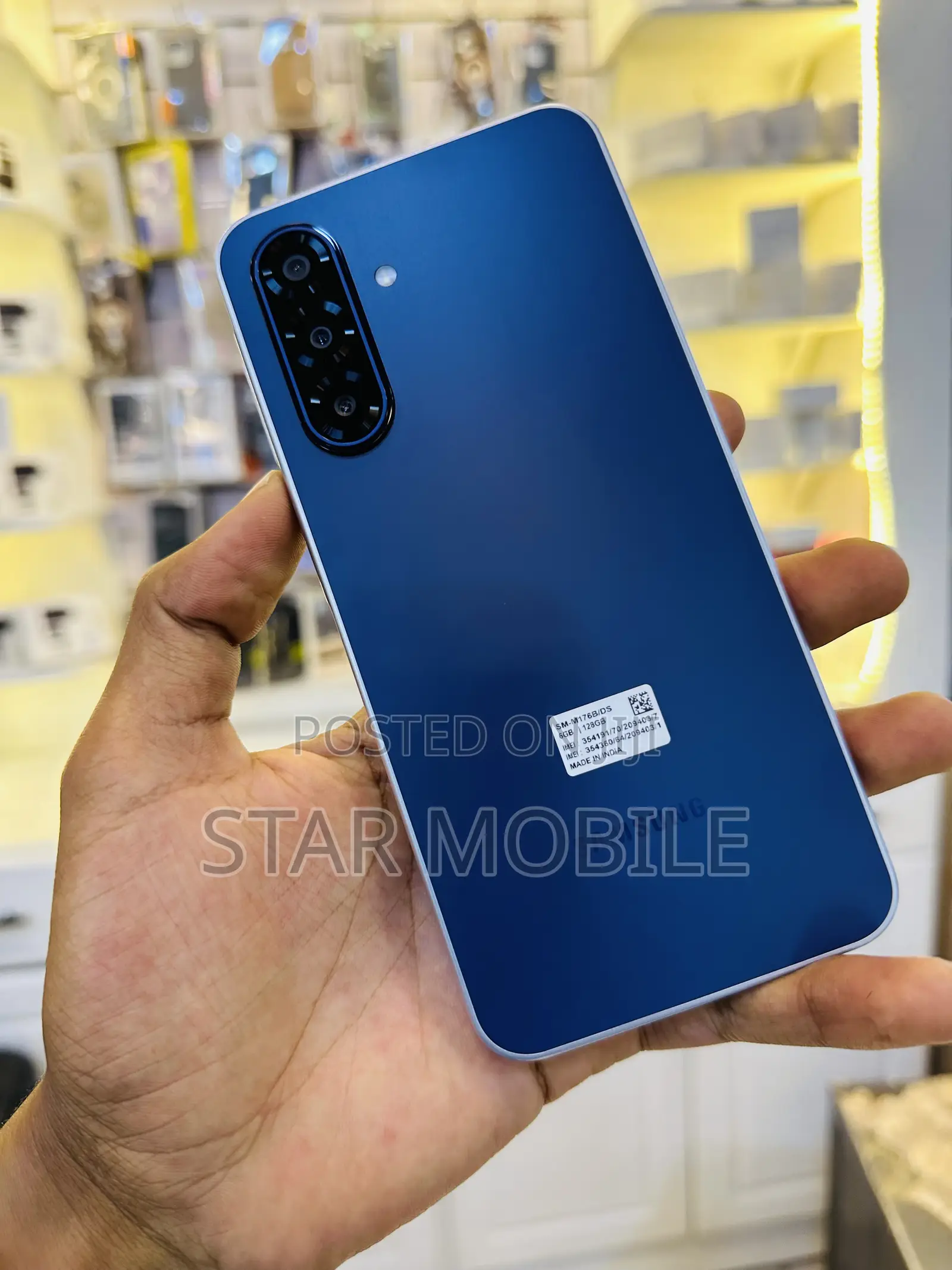 New Samsung Galaxy M17 5G 128 GB Blue