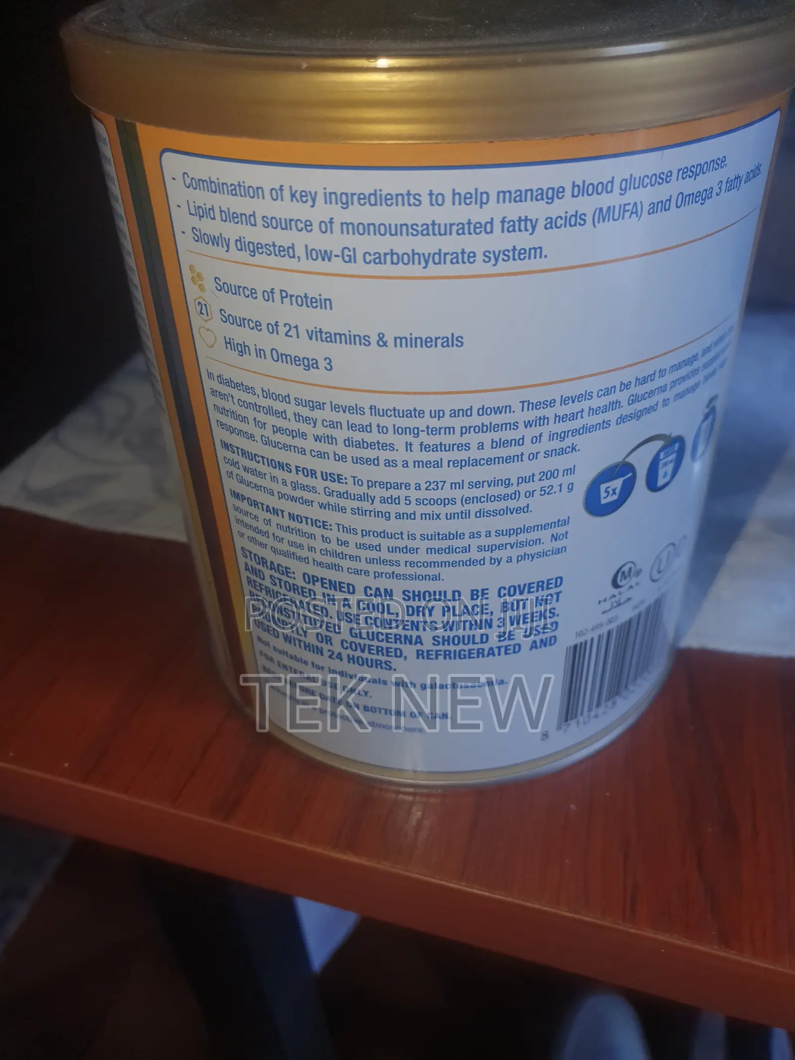 Ensure Milk Powder (Sugar Free) Okay for Diabetics