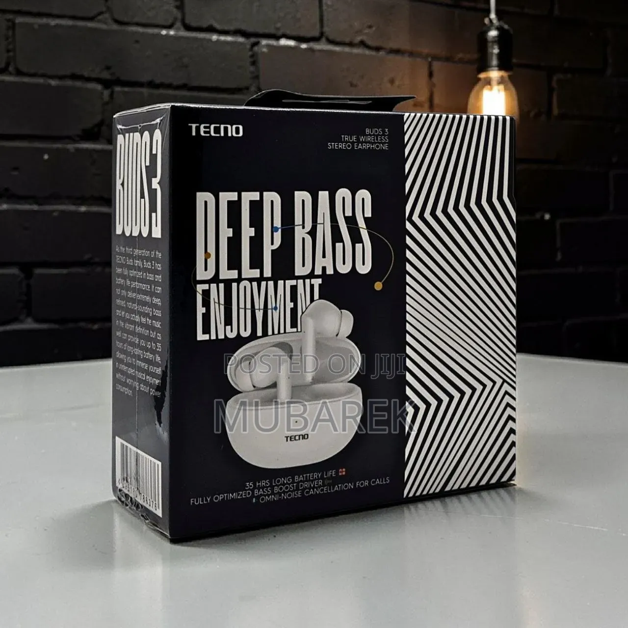 TECNO Buds 3 in-Ear Bluetooth Headphones - Deep Bass