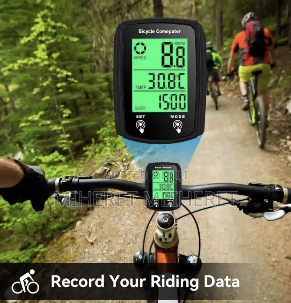 Multifunctional Wired Bicycle Computer, Bike Speedometer Odometer,