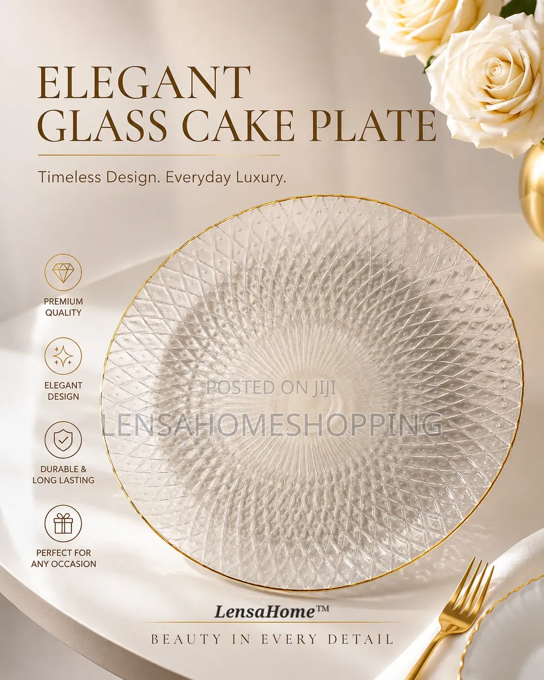 Luxury Cake Plate