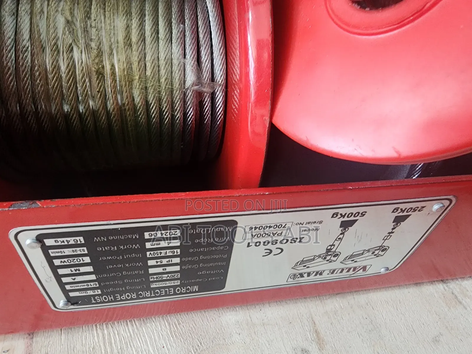 Value Max Micro Electric Rope Hoist