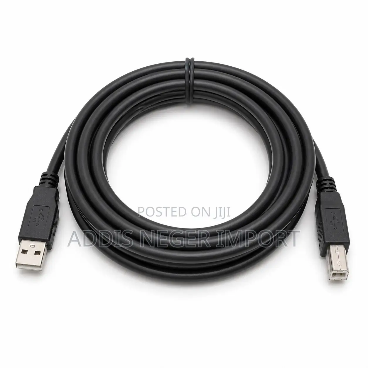 USB 2.0 Type-a to Type-B Printer Cable – Black