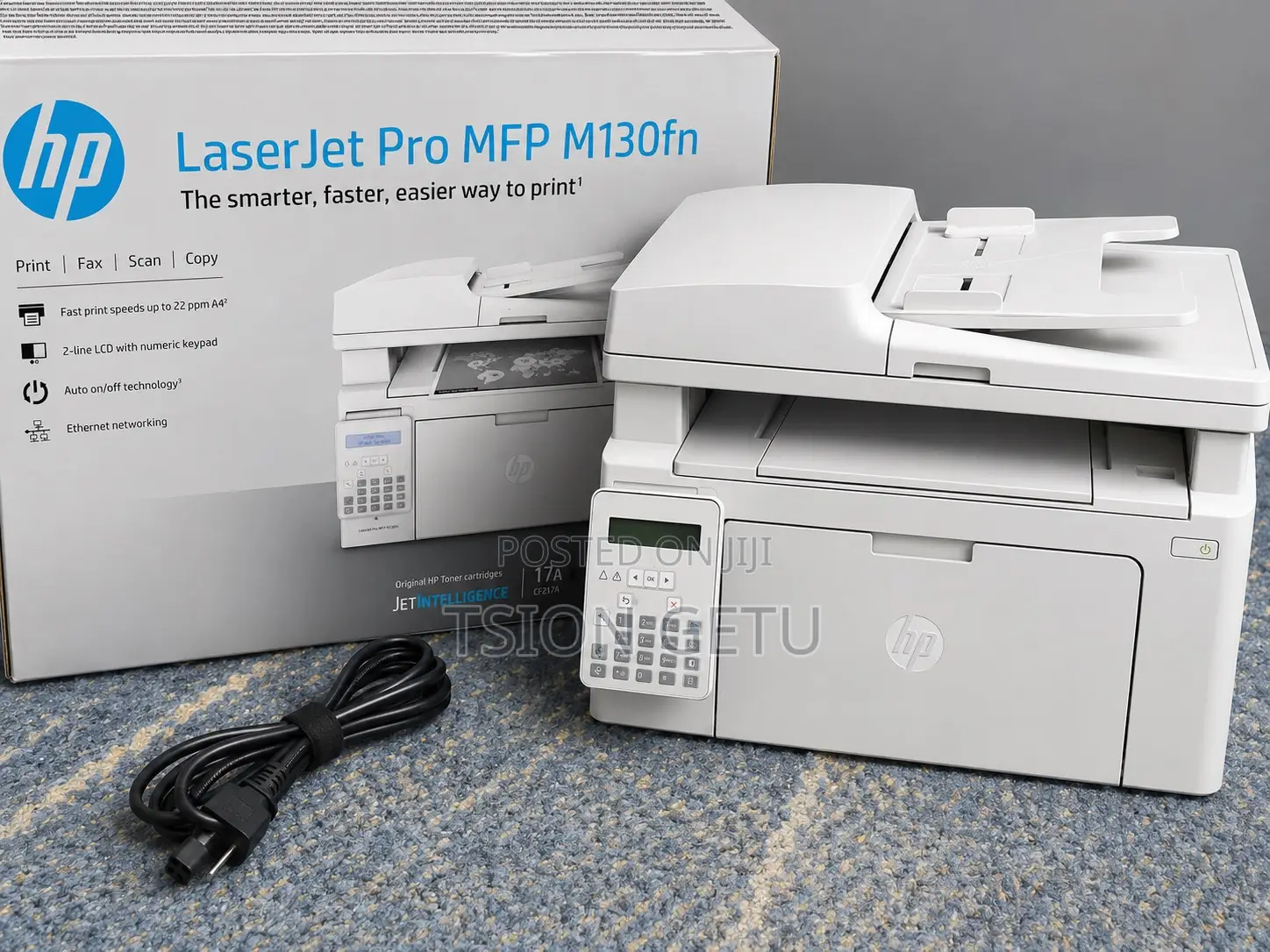 HP LaserJet Pro MFP M130fn All-in-One Laser Printer