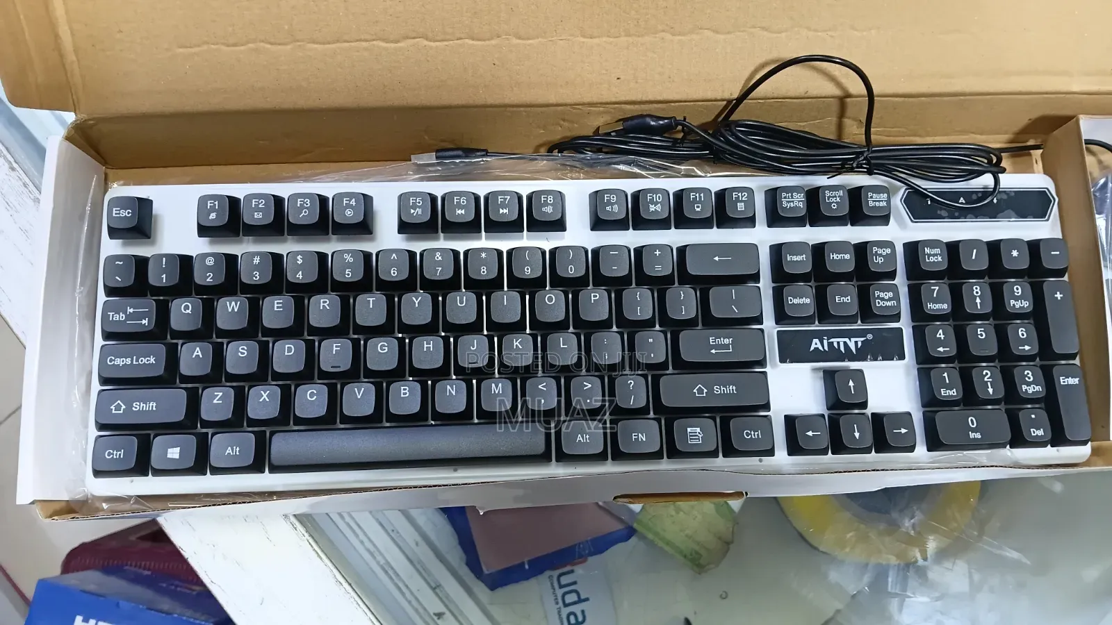 AITNT X200 Rainbow Gaming Keyboard Mouse Combo