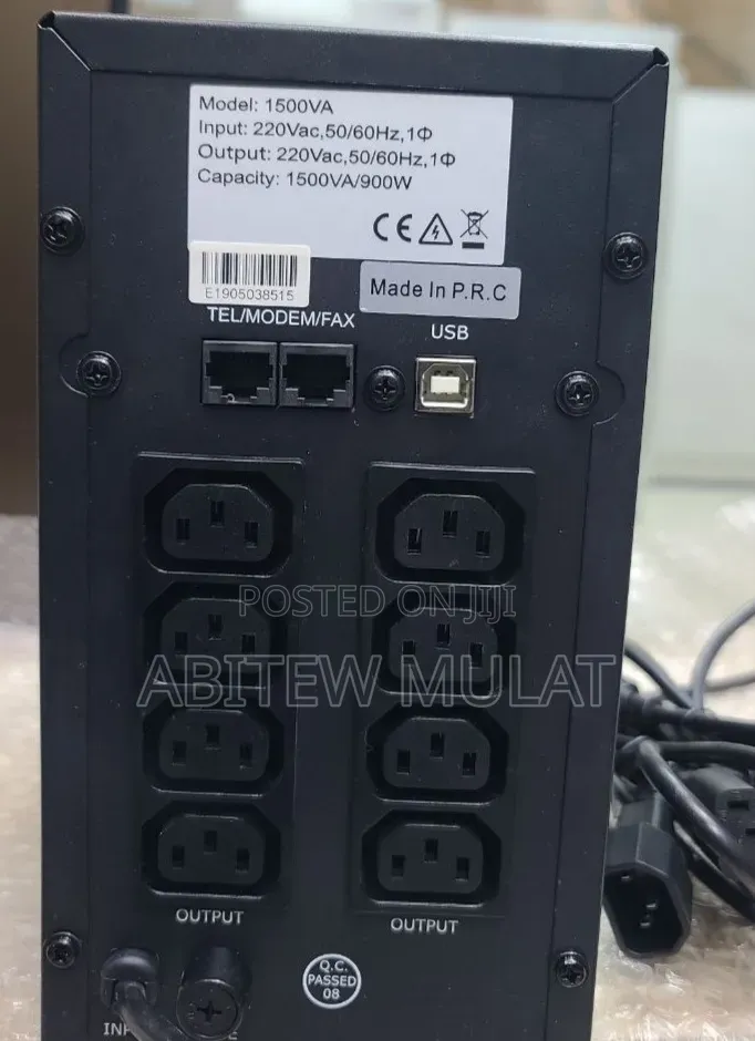Power Cool Smart UPS 1500 VA Battery Back Up