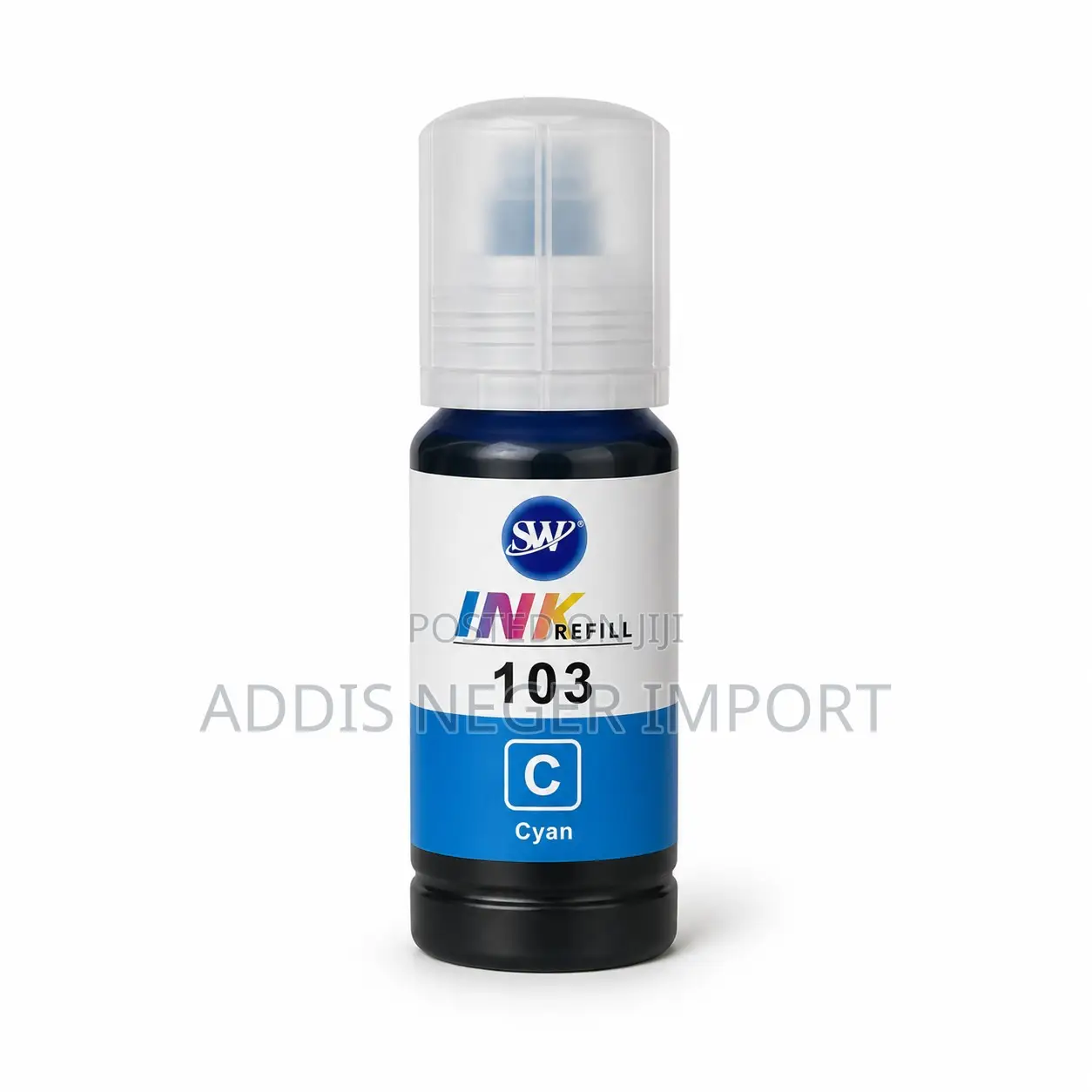 SW 103 Cyan Printer Ink Refill Bottle