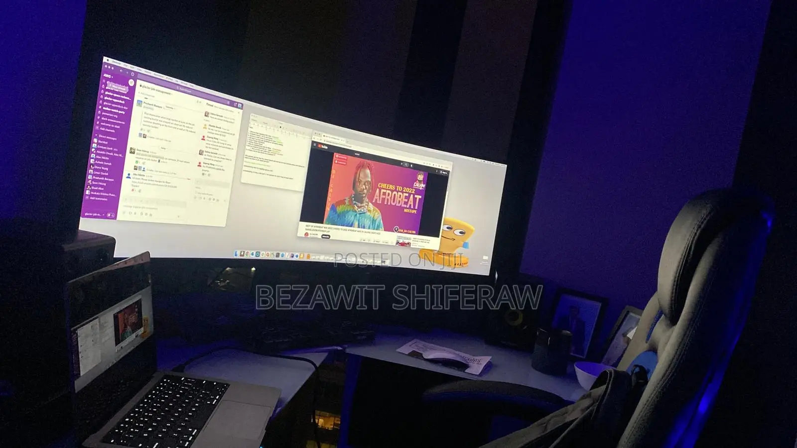 Odyssey Samsung 49” Curved Ultrawide Monitor – Excellent Condition