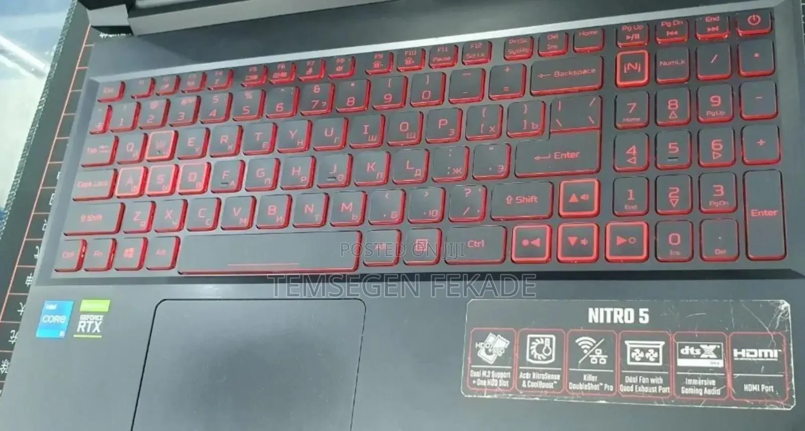 New Laptop Acer Nitro 5 16GB Intel Core i5 SSD 512GB
