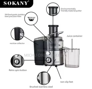 ትልቁ Size እና 1200ዋቱ Sokany 4 in 1 Juice Extractor ገብቷል/ Free Delivery