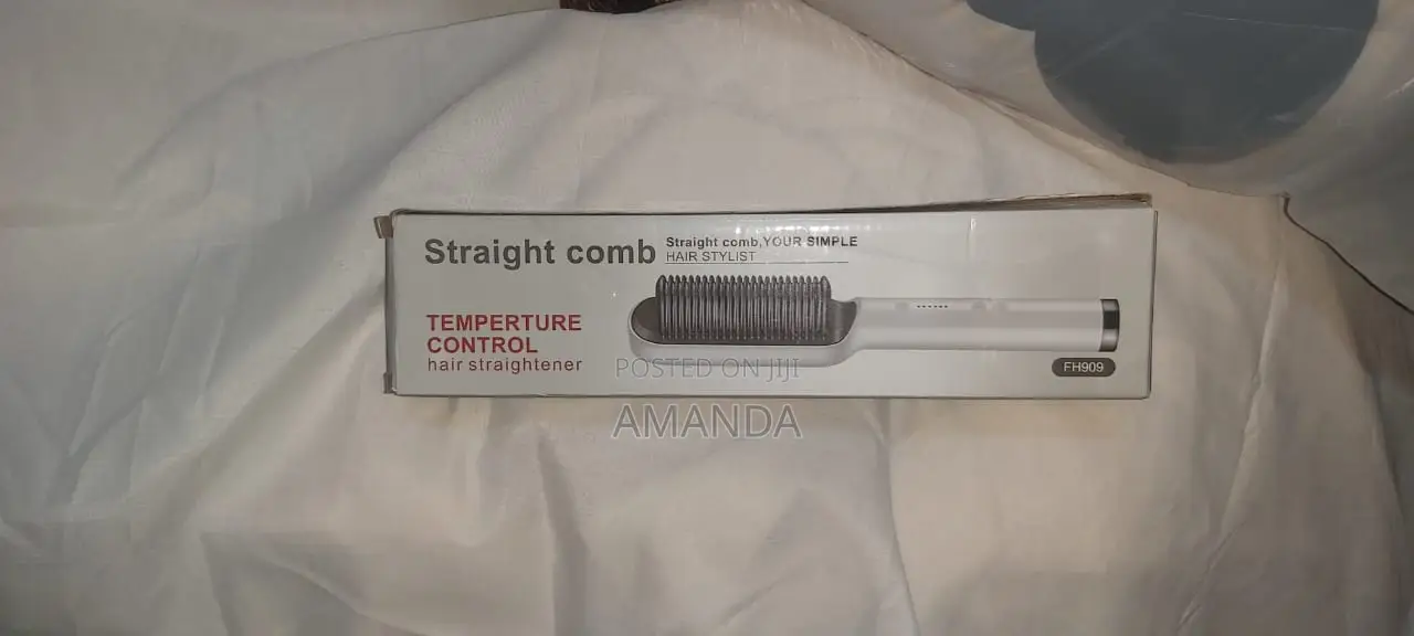 Straight Comb Hair Straightener Brush