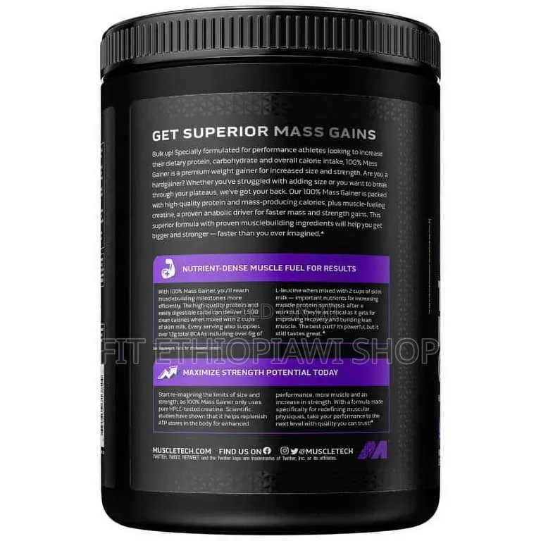 100% MassGainer Muscletech Top Quality 2.33kg