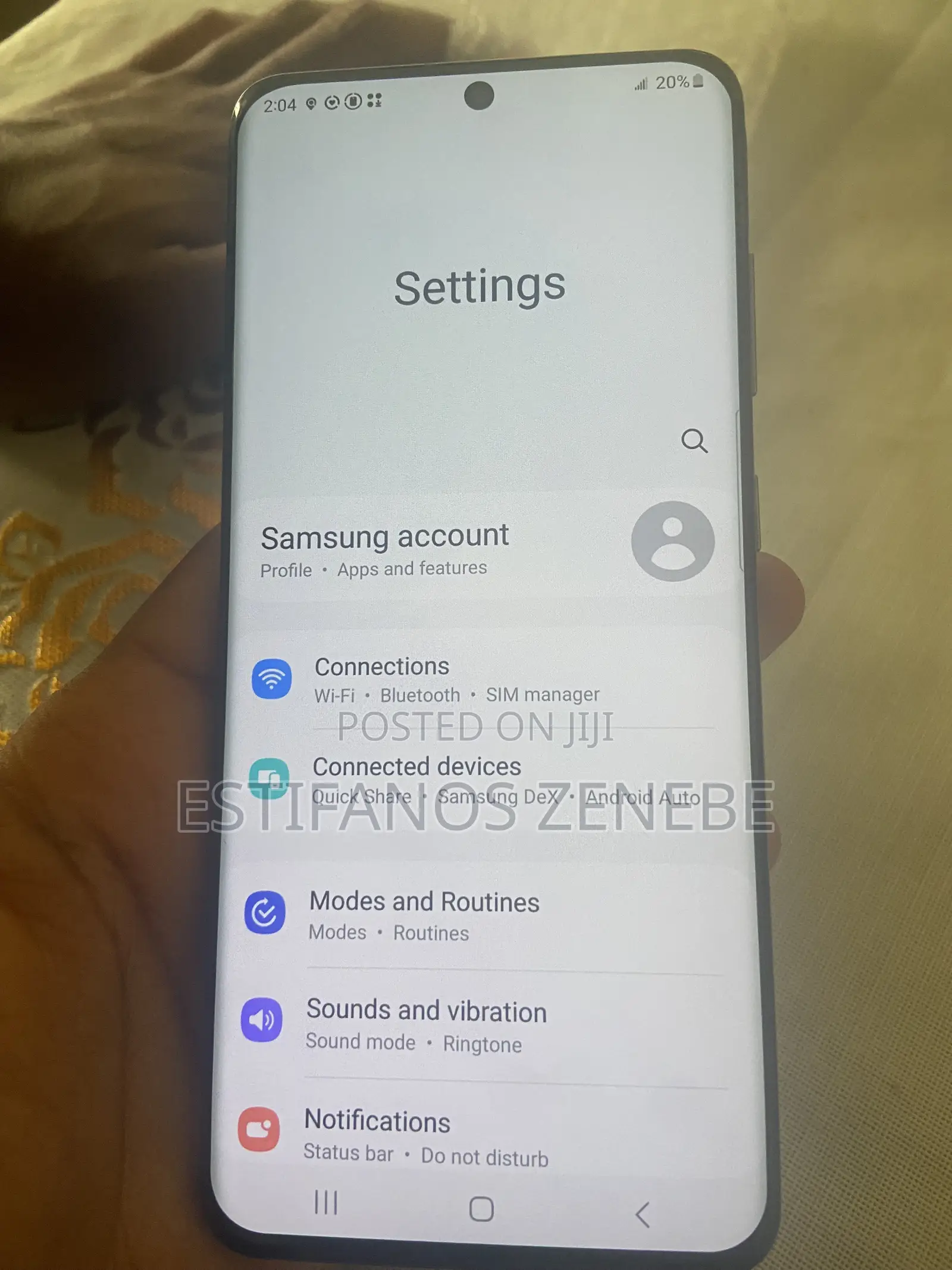New Samsung Galaxy S20+ 5G 128 GB Black