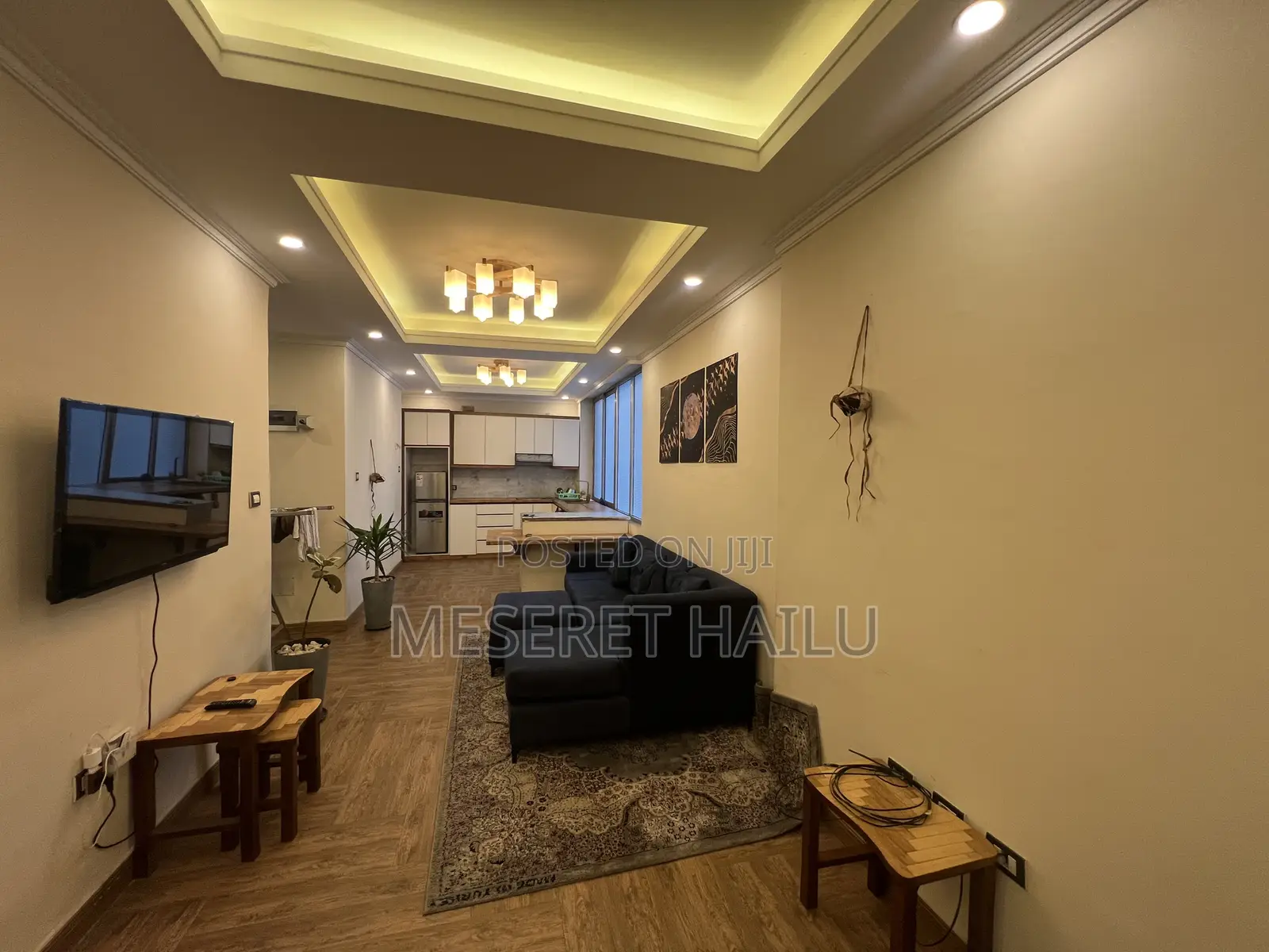 Furnished 2bdrm Apartment in 22, Bole for rent