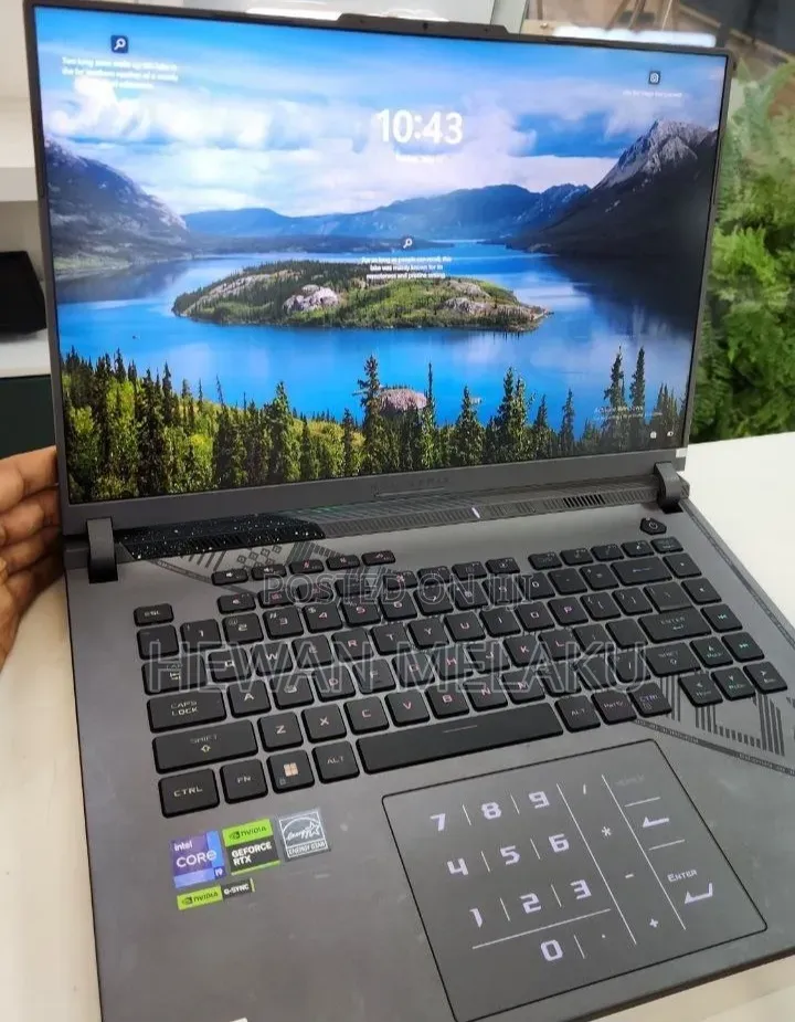 New Laptop Asus ROG Strix G16 G614 16GB Intel Core i9 SSD 1T
