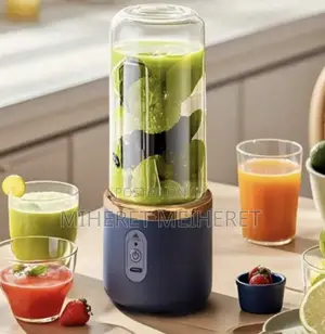 Portable Wireless Juicer, Equipped With Stainless Steel Blades, USB