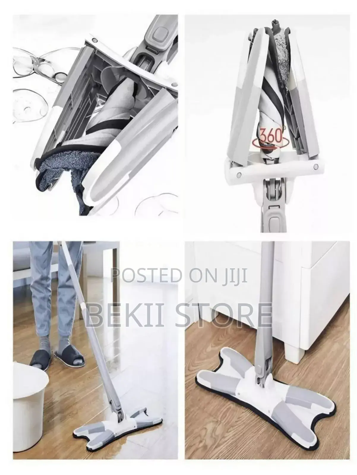 Twist Mop Floor Cleaning Mop
 እጅን ሳያስጠቅም በራሱ የሚጭመቅ (Hand Wash Free)