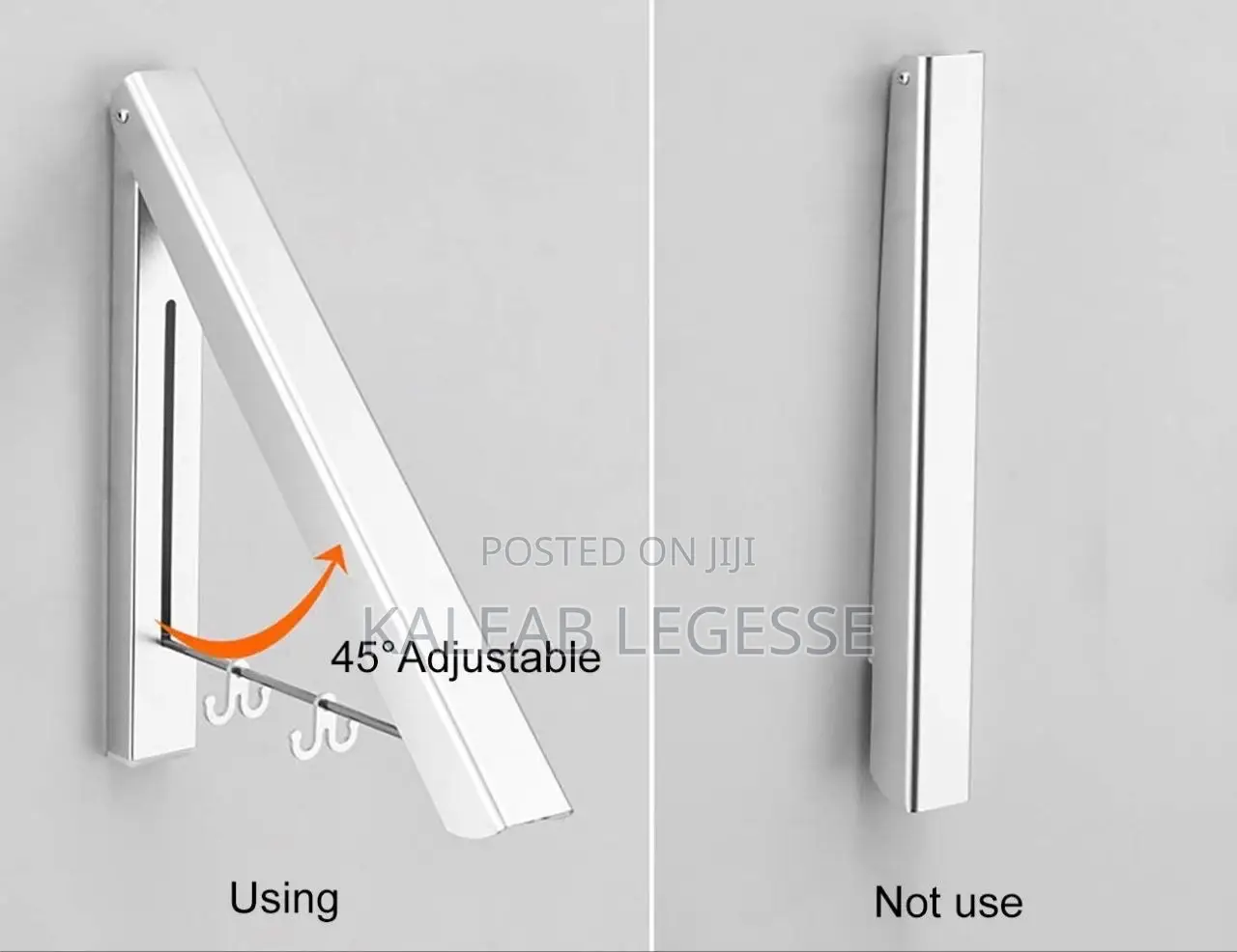 Foldable Wall-Mounted Clothes Rack