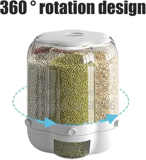 Rotating Rice Barrel 10L