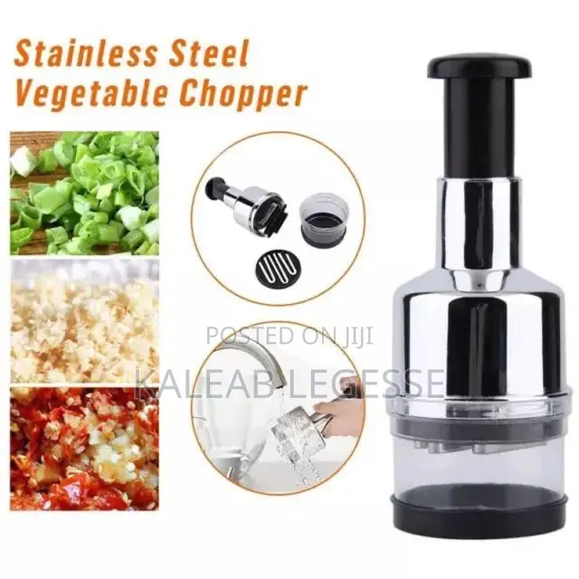 Manual Press Down Garlic and Vegetable Chopper