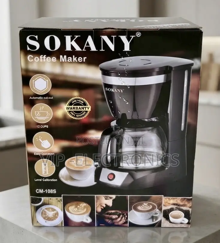 SOKANY Coffee Maker– 12-Cup Drip Coffee Machine