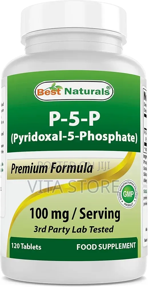 P5P Vitamin B6 (Pyridoxal 5 Phosphate) 50mg Per Tablet