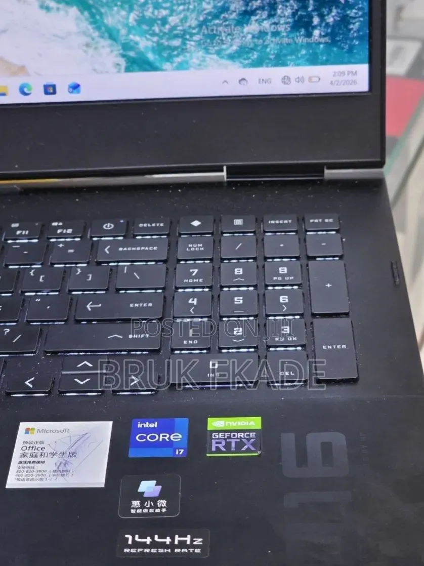 New Laptop HP Omen 16 16GB Intel Core i7 SSD 512GB
