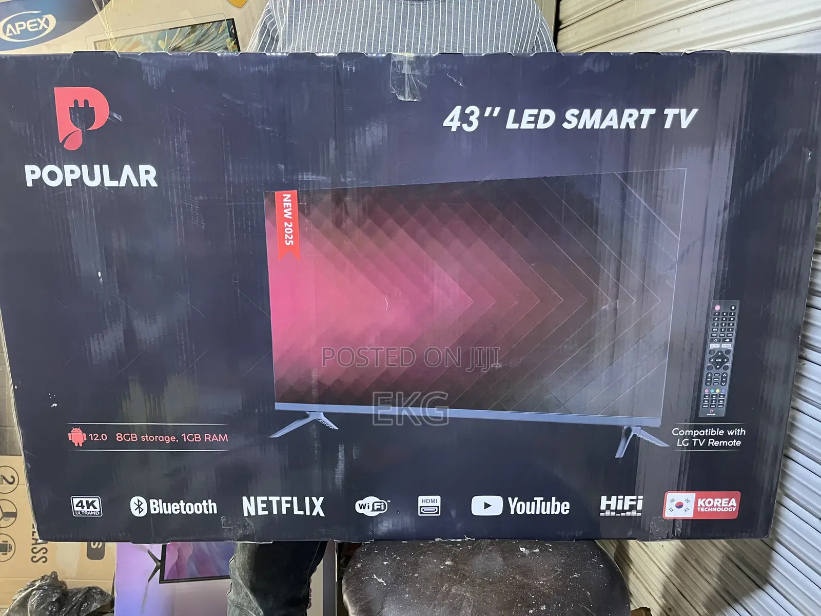 Popular 43" Smart Android TV - አዲስ LED ቴሌቪዥን