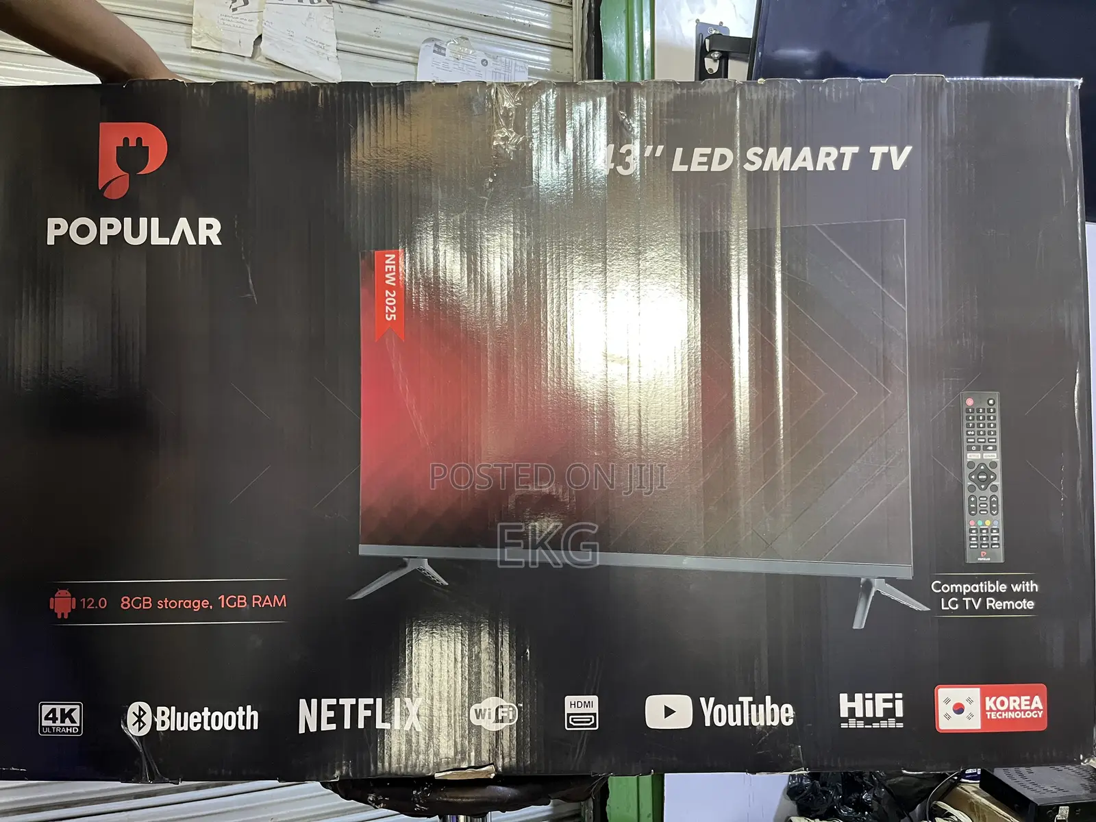 Popular 43" Smart Android TV - አዲስ LED ቴሌቪዥን